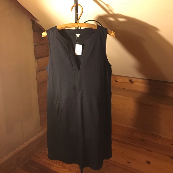 J. Crew Dresses & Skirts - J. Crew Navy V-neck Sheath Dress, NWT, M